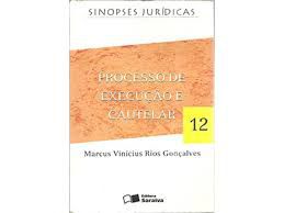 Livro Processo de Execução e Cautelar - 12 Autor Gonçalves, Marcus Vinícius Rios (1999) [usado]