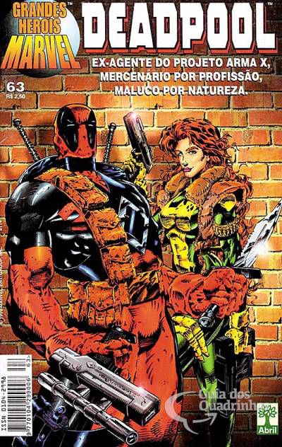 Gibi Grandes Herois Marvel Nº 63 Autor Deadpool (1999) [usado]