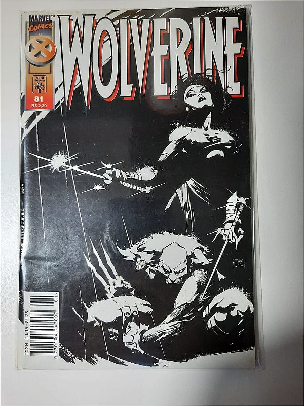 Gibi Wolverine Nº 81 - Formatinho Autor Wolverine (1998) [usado]