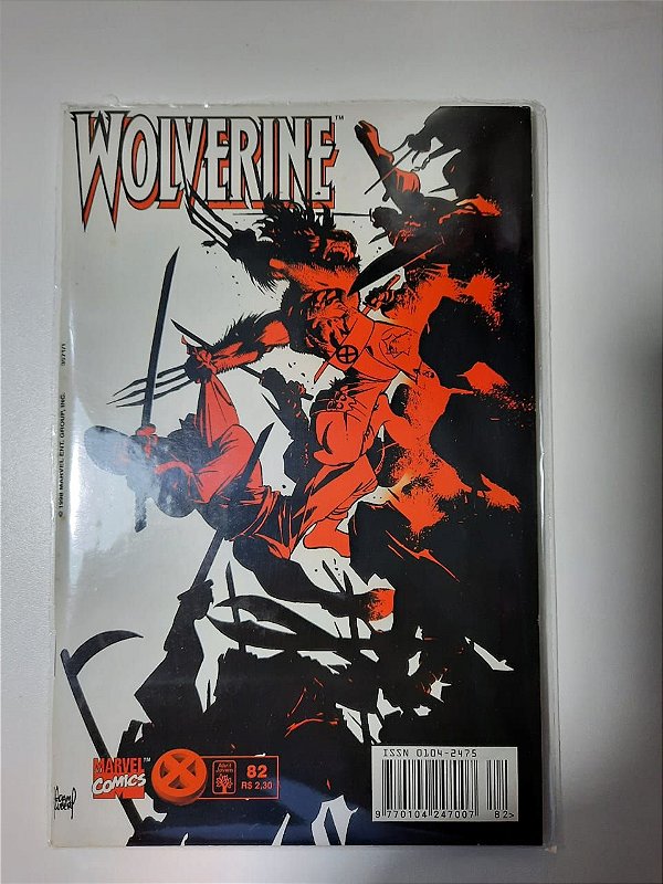 Gibi Wolverine Nº 82 - Formatinho Autor Wolverine (1998) [usado]
