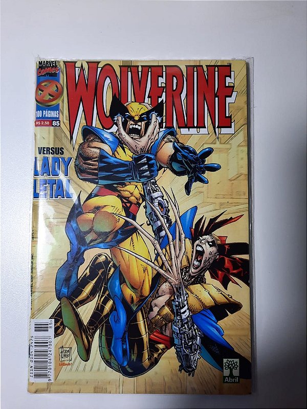 Gibi Wolverine Nº 85 - Formatinho Autor Versus Lady Letal (1999) [usado]