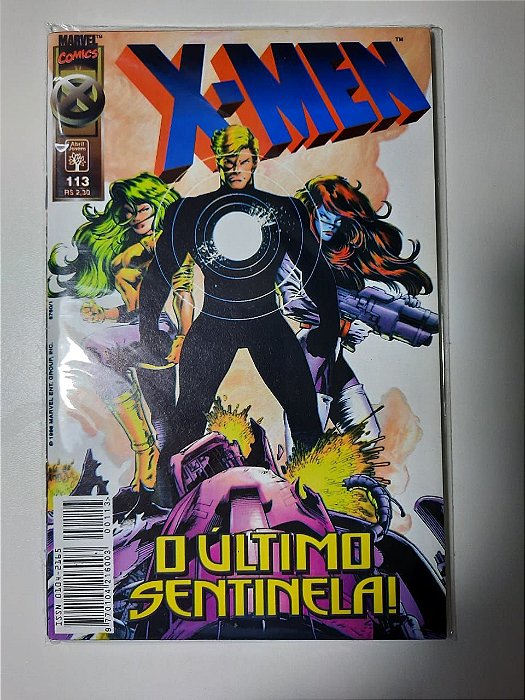 Gibi X-men Nº 113 - Formatinho Autor o Ultimo Sentinela [usado]