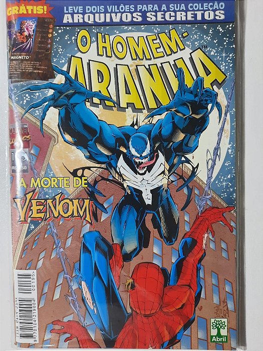 Gibi Homem Aranha Nº 195 - Formatinho Autor a Morte Venom (1999) [usado]