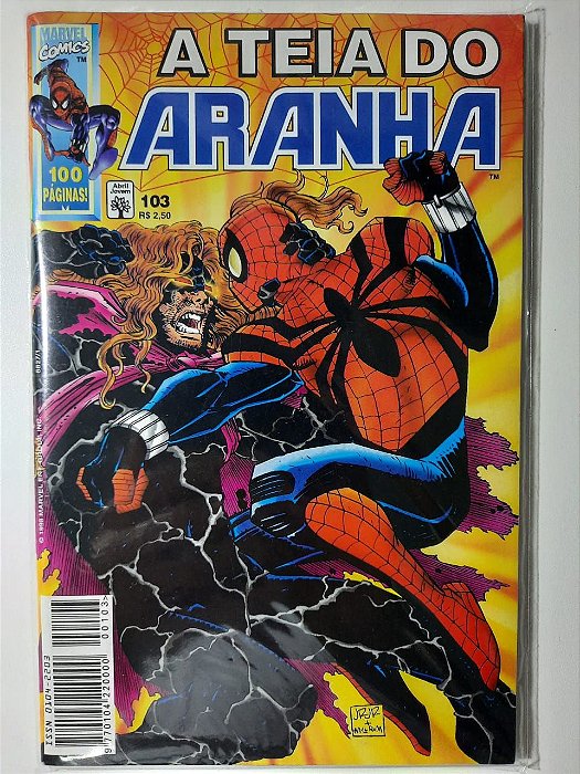 Gibi a Teia do Aranha N° 103 - Formatinho Autor a Teia do Aranha (1998) [usado]
