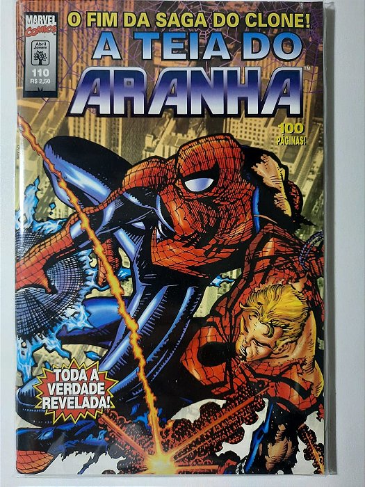 Gibi a Teia do Aranha N° 110 - Formatinho Autor Toda a Verdade Revelada ! (1998) [usado]