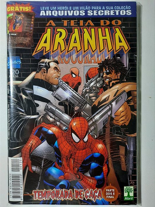 Gibi a Teia do Aranha N° 120 - Formatinho Autor Temporada de Caça (1999) [usado]