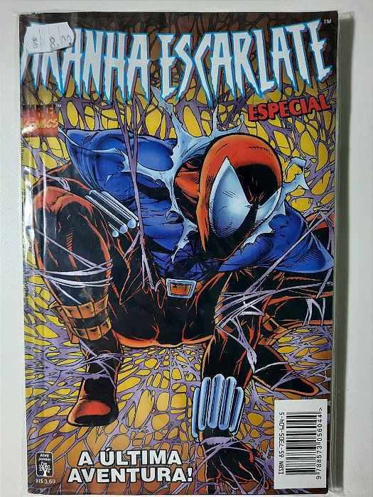 Gibi Aranha Escarlate - Edição Especial - Formatinho Autor a Última Aventura ! (1998) [usado]