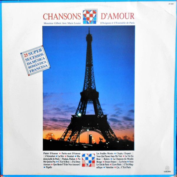Disco de Vinil Chansons D''amour Interprete Monsieur Gilbert & Marie Louise D''avignon (1989) [usado]