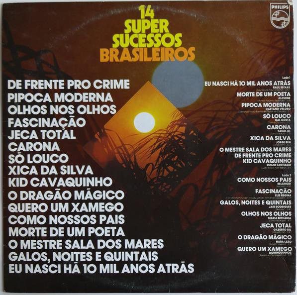 Disco de Vinil 14 Super Sucessos Brasileiros Interprete Vários (1976) [usado]