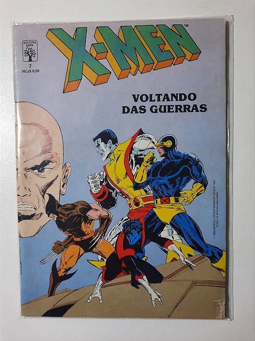 Gibi X-men Nº 07 - Formatinho Autor Voltando das Guerras [usado]