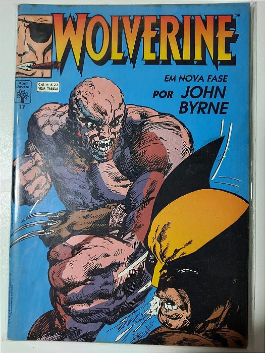 Gibi Wolverine Nº 17 - Formatinho Autor em Nova Fase por John Byrne [usado]