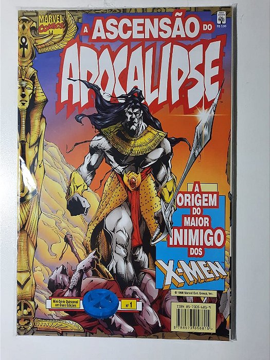 Gibi a Ascensao do Apocalipse Mini-série 2 Ediçoes Autor a Origem do Maior Inimigo dos X-men [usado]