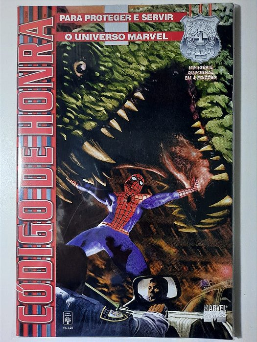 Gibi Código de Honra - Completa 4 Edições Autor para Proteger e Servir o Universo Marvel (1998) [usado]