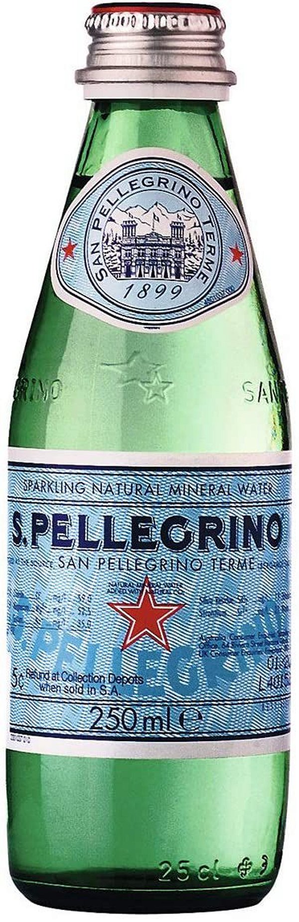 Água Mineral San Pellegrino Com Gás 250 ml
