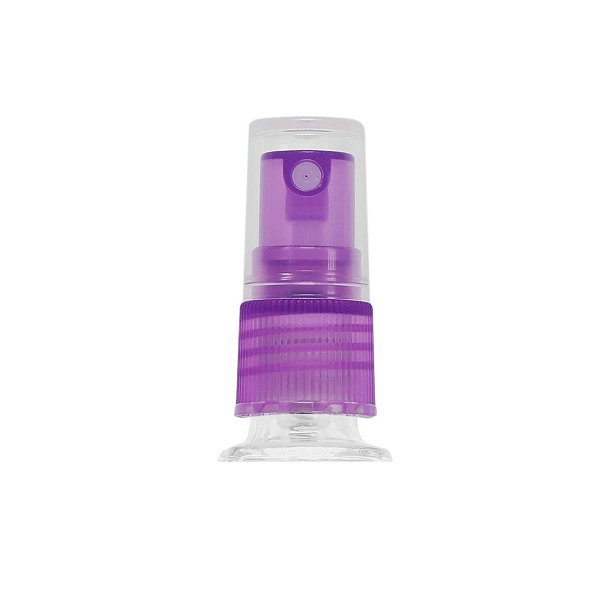 Válvula Spray Lilás Tampa Transparente Rosca 13/415