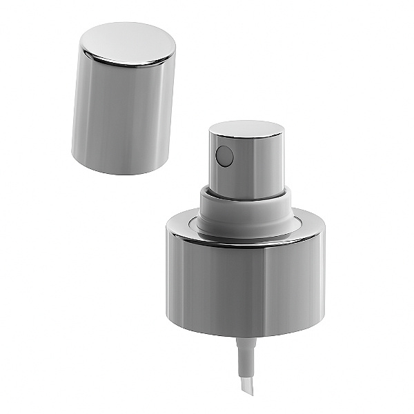 Válvula Luxo Spray Corpo e Tampa Prata Rosca 28/410