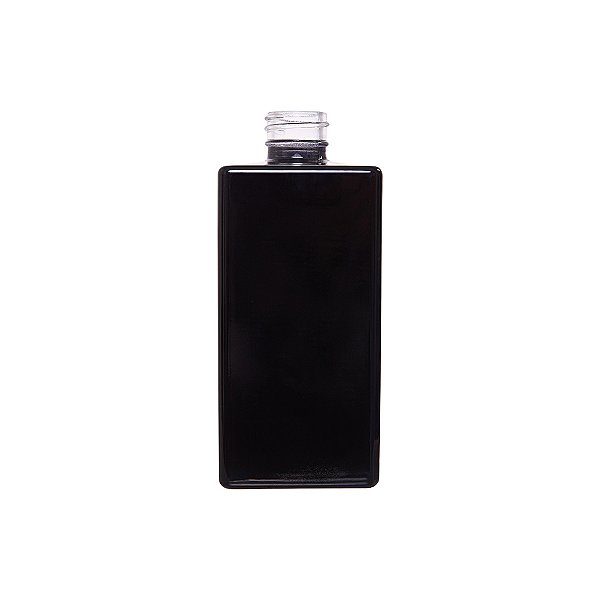 Frasco Square Preto 350ml Rosca 28/410