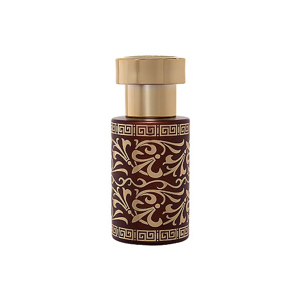 Frasco Fatihah Marron Gold 30ml e Válvula Tampa Luxo Rosca 15/400