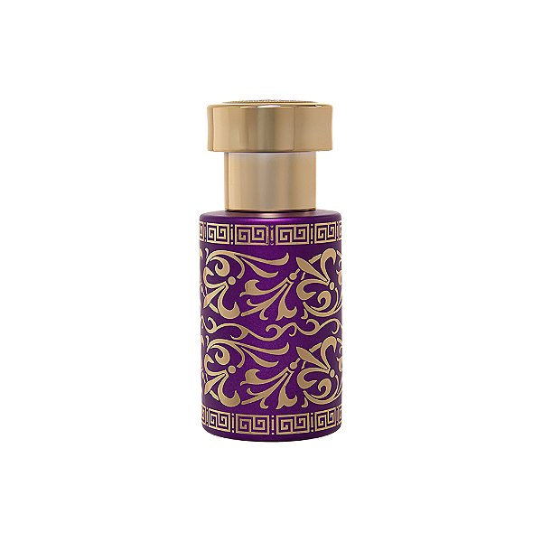 Frasco Fatihah Purple Gold 30ml e Válvula Tampa Luxo Rosca 15/400