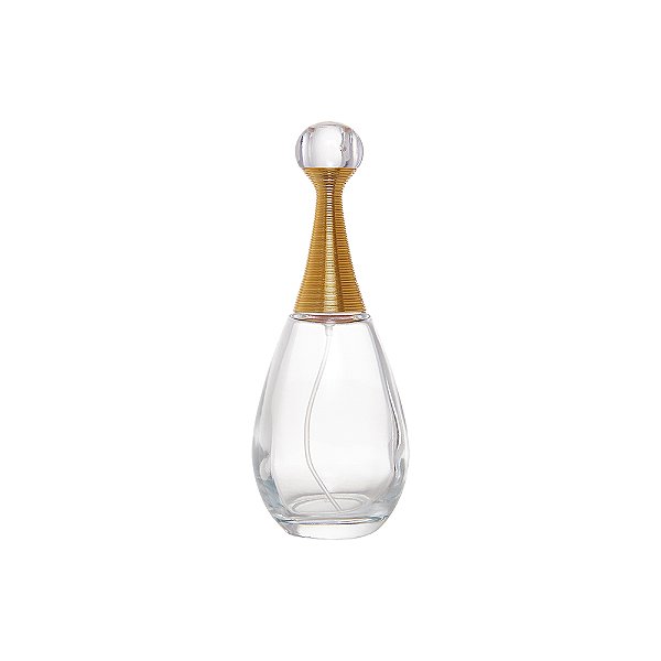 Frasco Jadorie 50ml e Válvula Tampa Luxo Rosca 14/400