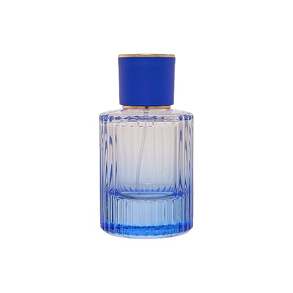 Frasco Cloé Colors Blue 50ml e Válvula Tampa Luxo Rosca 15/400