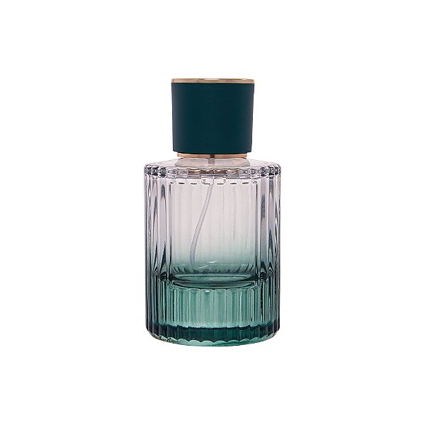 Frasco Cloé Colors Green 50ml e Válvula Tampa Luxo Rosca 15/400