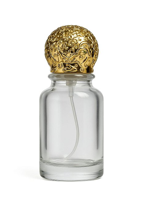 Frasco Globe Gold 100ml e Válvula Tampa Luxo 15/400