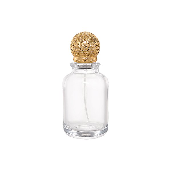 Frasco Globe Gold 100ml e Válvula Tampa Luxo 15/400