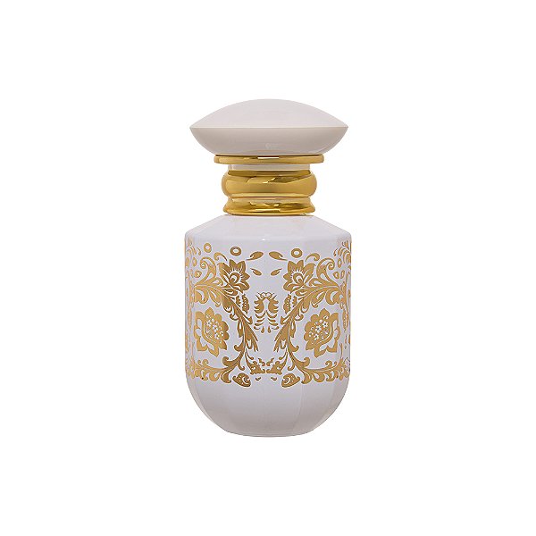 Frasco Árabe Sultan White 50ml e Válvula Tampa Luxo 13/410