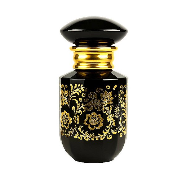 Frasco Árabe Sultan Black Árabe 50ml e Válvula Tampa Luxo 13/410