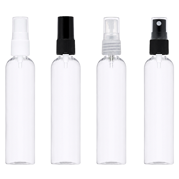 Kit 100 Frascos Perfume Pet 60 Ml Cilíndrico Com Válvula Spray