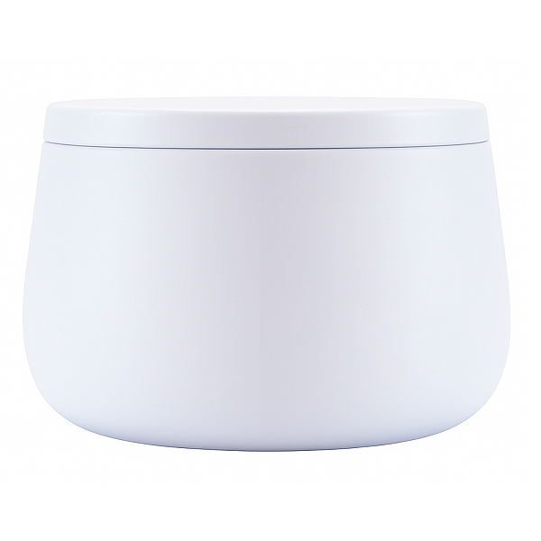 Lata Vela Colors Branca 240ml Com Tampa