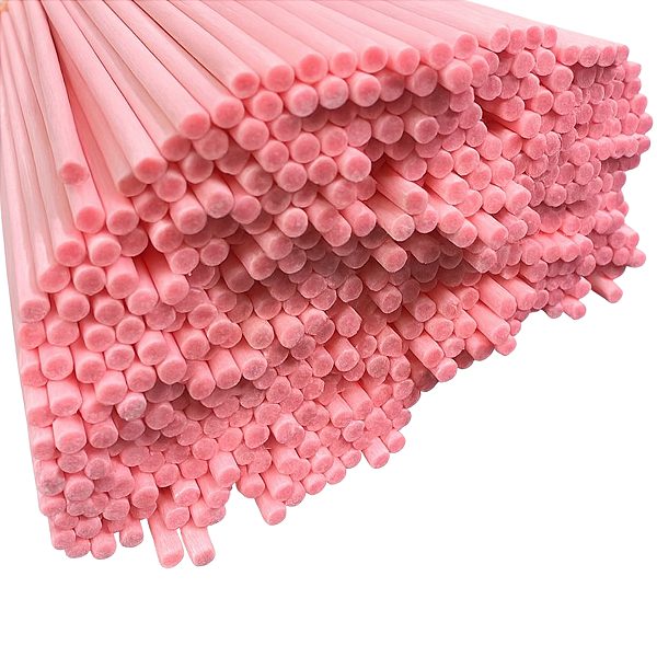 Vareta Fibra Rosa Claro Aromatizador Difusor Ambiente 25Cm