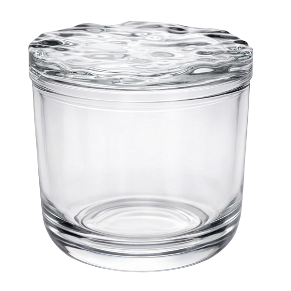 Frasco De Vidro Para Vela 365ml Com Tampa