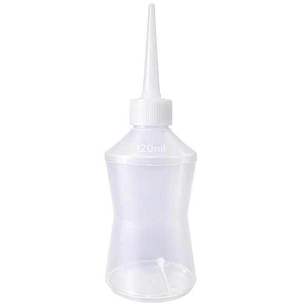 Almotolia Transparente Bico Reto 120ml