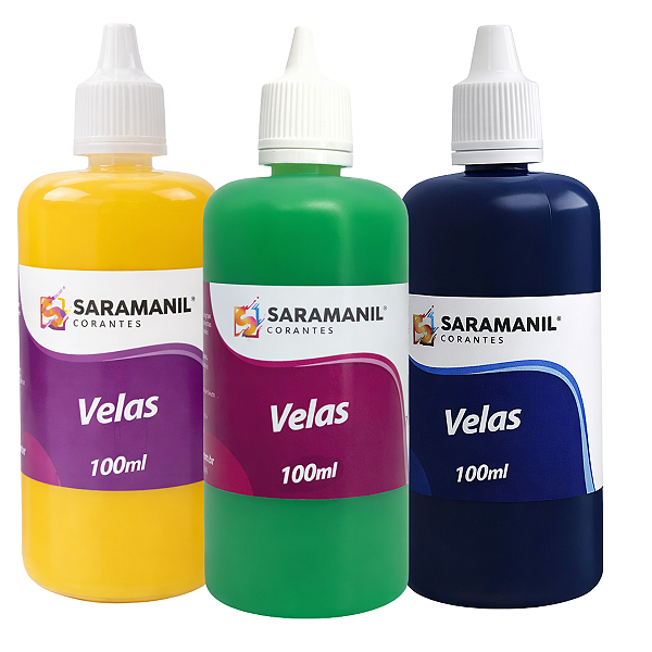 Corantes Liquido para Velas Saramanil Anilina a Óleo 100ml