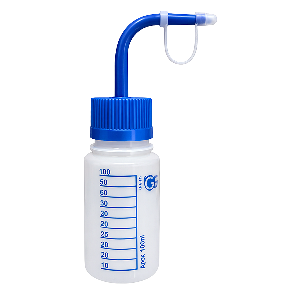 Pisseta Graduada 125ml Bico Curvo