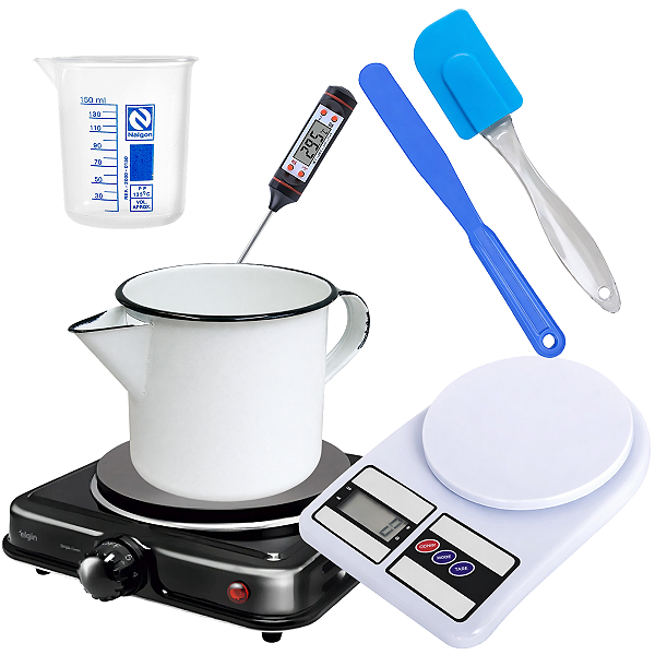 Kit Materiais De Apoio Para Fazer Velas Artesanais Iniciante