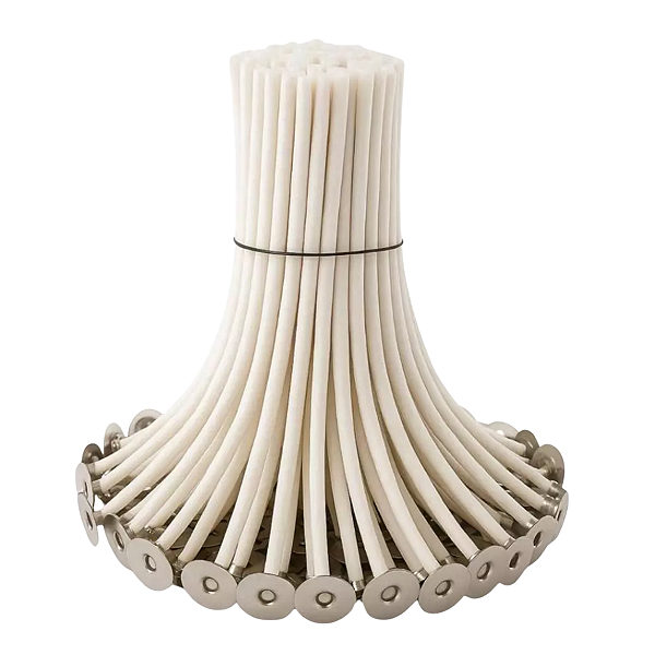 Pavio Com Ilhós B2015 1mm para Velas - 100% Algodão e Parafinado