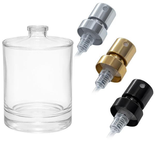 Kit Frasco Perfume Recrave 60ml Picolo + Válvula Spray Luxo 15mm