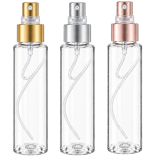 Kit Frasco Pet Transparente 120ml Body Splash Válvula Spray Semi Luxo 24/410