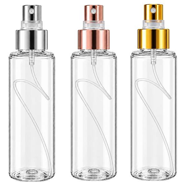 Kit Frasco Pet Transparente 150ml Mini Body Splash Válvula Spray Semi Luxo 24/410