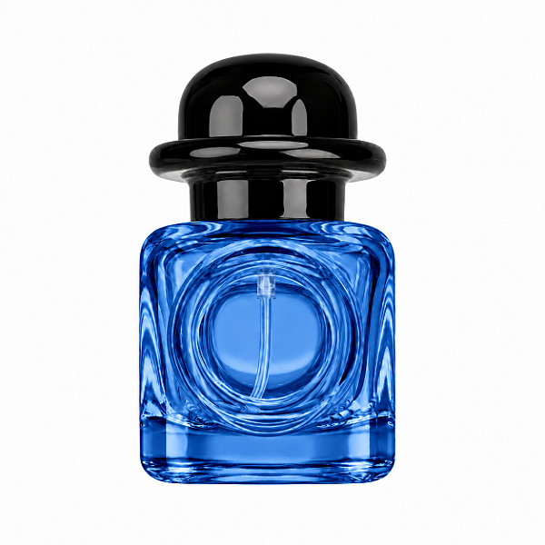 Frasco Ermes Colors Blue 30ml e Válvula Tampa Luxo Rosca 13/400