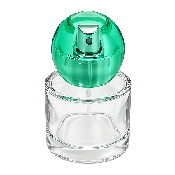 Frasco Sfera Green 30ml e Válvula Tampa Luxo Rosca 13/400