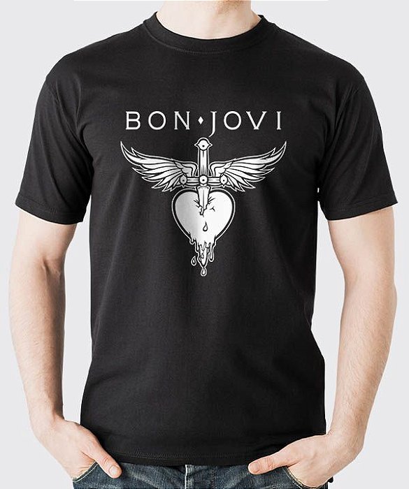 Camiseta Bon Jovi - DR Camisetas