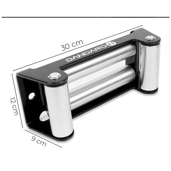 GUIA DE ROLETES PARAREBOQUE 254MM METALICAPINTADA VO6 20224