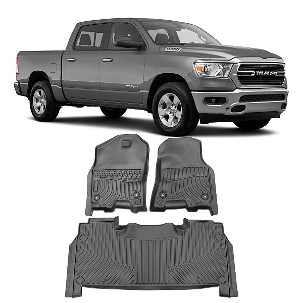 JOGO TAPETE INTERNO DODGE RAM 1500 CREW CAB Vo6
