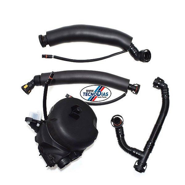 Kit Ventilação Pcv Motor N52 Bmw E87 130i E90 325i 330i E60 530i E63 630i E65 730i E86 Z4  cod. 11617531423 kit 4x