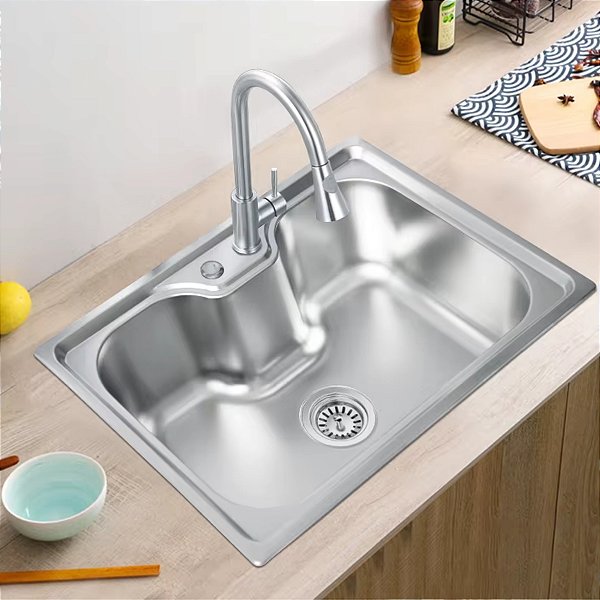 Cuba para Cozinha 50x40cm em Aço Inox 304 Gourmet