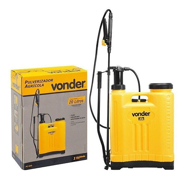 Pulverizador costal agrícola VONDER 20 litros